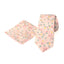 Men's Floral Necktie and Pocket Square Handkerchief Hanky Set, Blush Pink (Color F60)