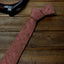 Men's Mottled Linen Skinny Necktie and Pocket Square Set