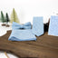 Men's Mottled Linen Skinny Necktie and Pocket Square Set
