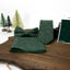 Men's Mottled Linen Skinny Necktie and Pocket Square Set