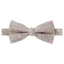 Men's Pre-tied Mottled Linen Bow Tie