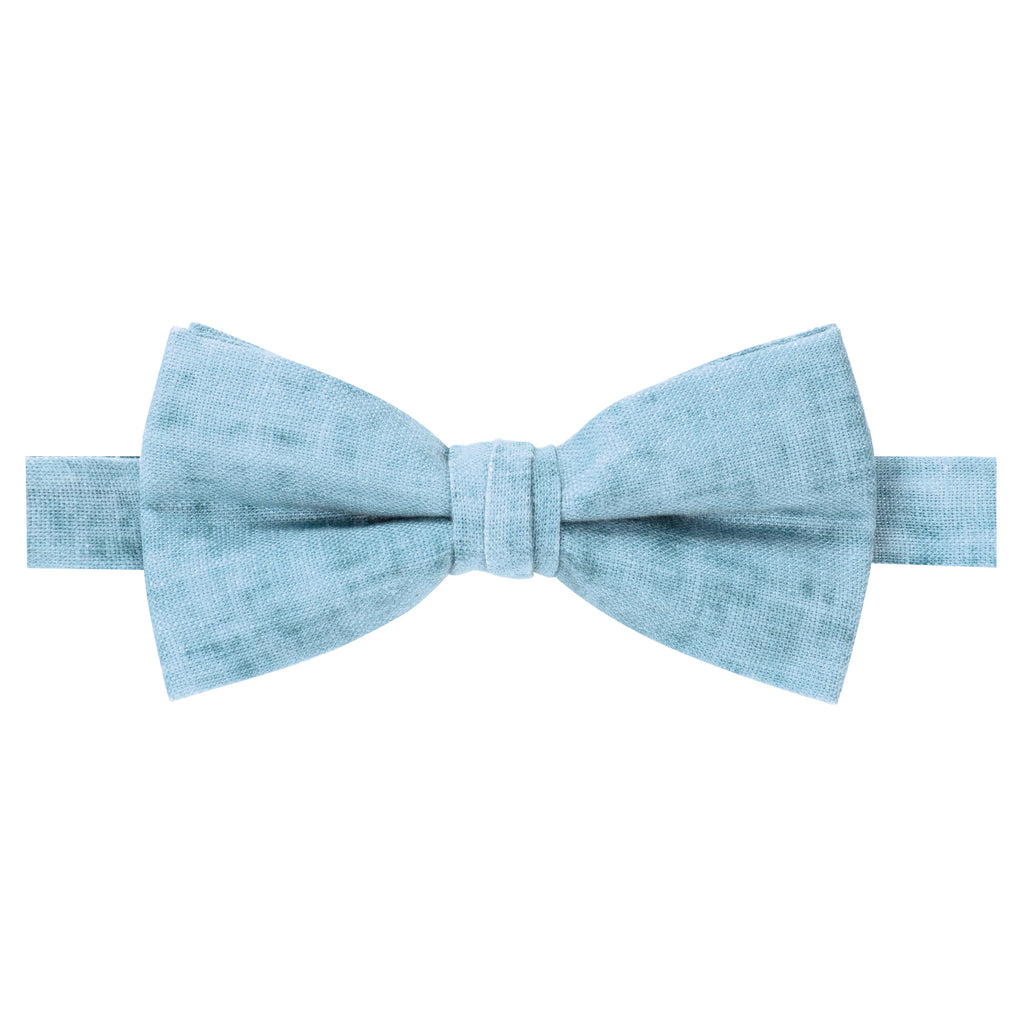 Men's Pre-tied Mottled Linen Bow Tie