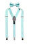 Men's Matching Suspenders and Bow Tie Set