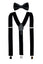 Men's Matching Suspenders and Bow Tie Set