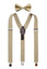 Men's Matching Suspenders and Bow Tie Set