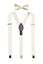 Men's Matching Suspenders and Bow Tie Set