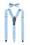 Men's Matching Suspenders and Bow Tie Set
