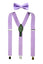 Men's Matching Suspenders and Bow Tie Set