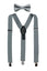 Men's Matching Suspenders and Bow Tie Set