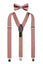 Men's Matching Suspenders and Bow Tie Set