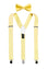 Men's Matching Suspenders and Bow Tie Set