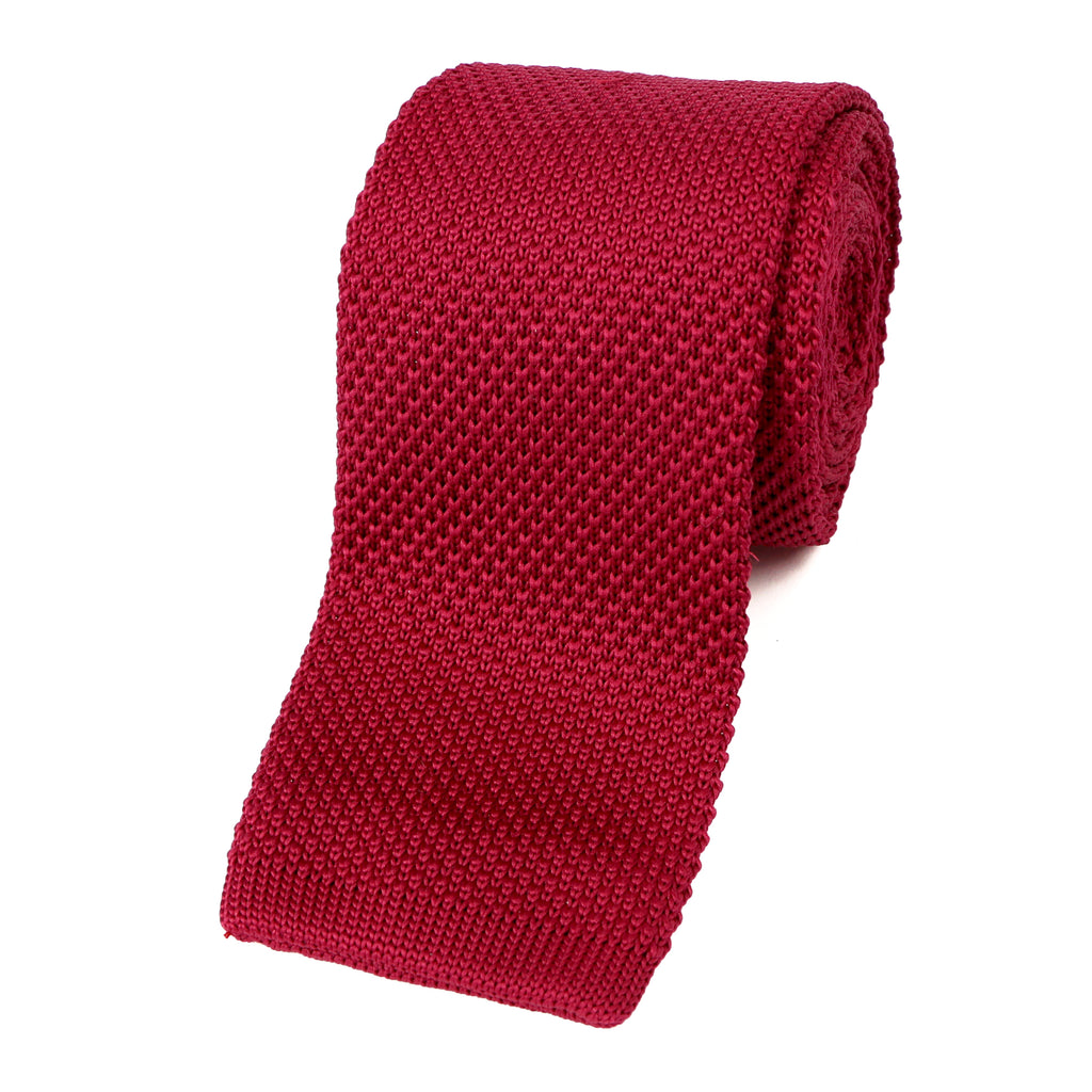 Men's Solid Color Knitted Tie