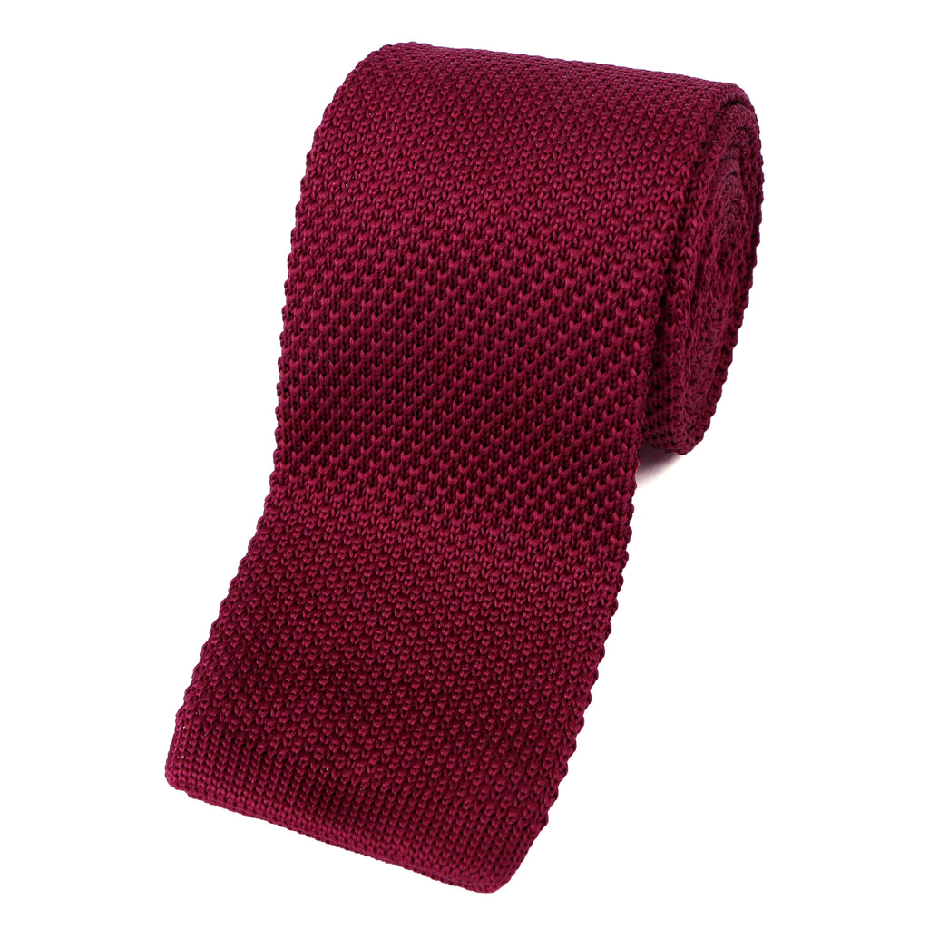 Men's Solid Color Knitted Tie