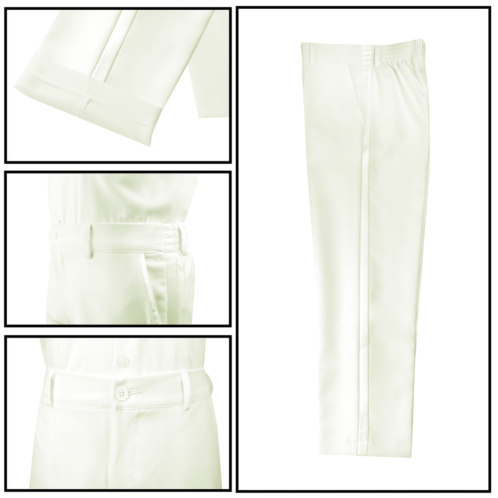 Boys' Ivory-B Classic Fit Tuxedo Set Without Tail
