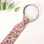Boys' Cotton Floral Print Zipper Necktie and Pocket Square Set, Cinnamon (Color F46)
