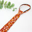 Boys' Cotton Floral Skinny Zipper Tie, Rust (Color F75)