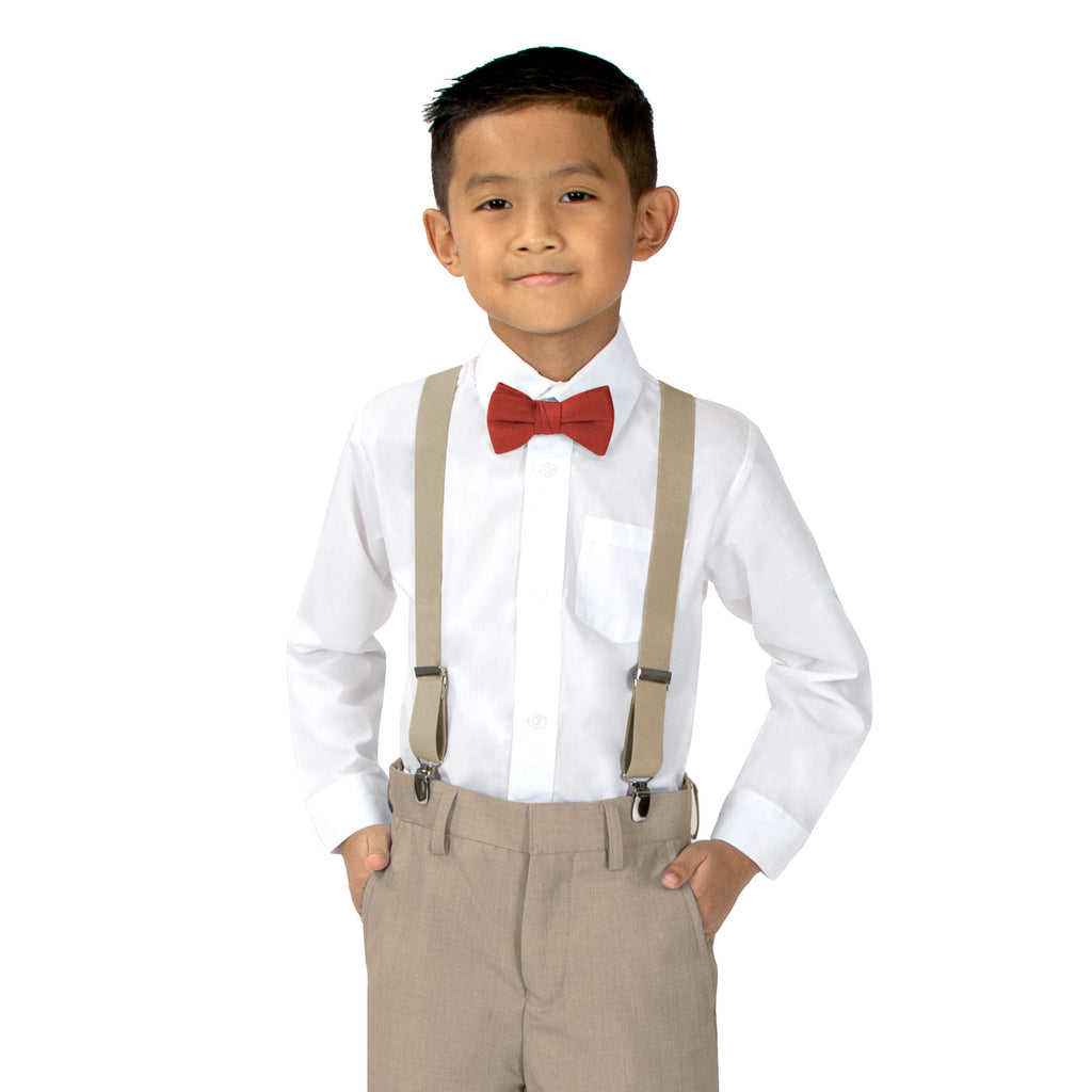 Boys' Linen Blend Bow Tie