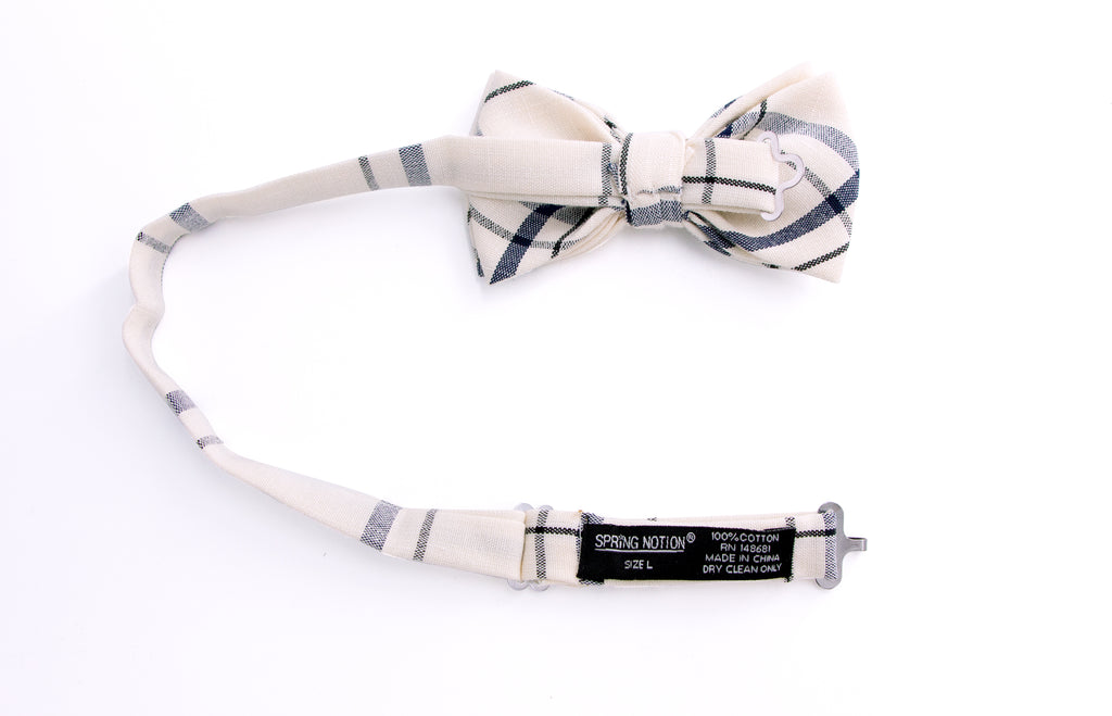 Boys' Plaid Bow Tie