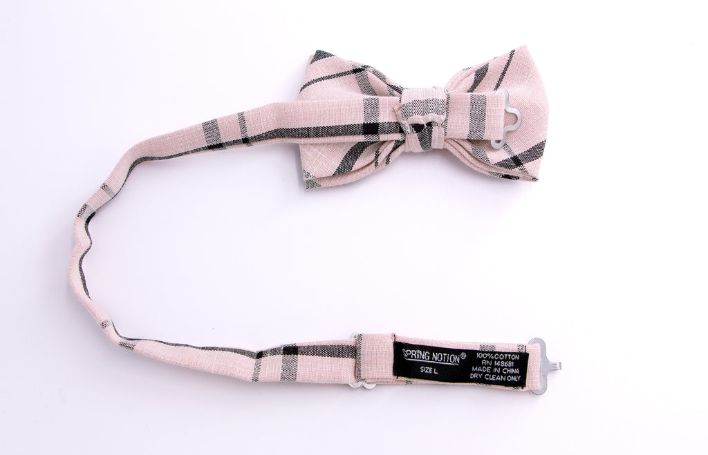 Boys' Plaid Bow Tie