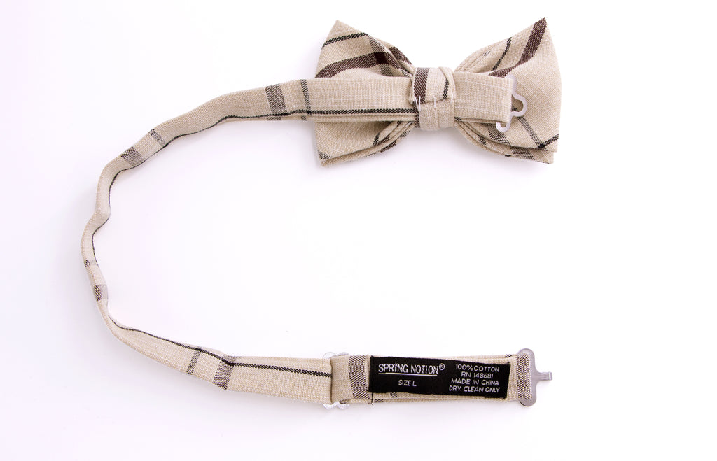 Boys' Plaid Bow Tie
