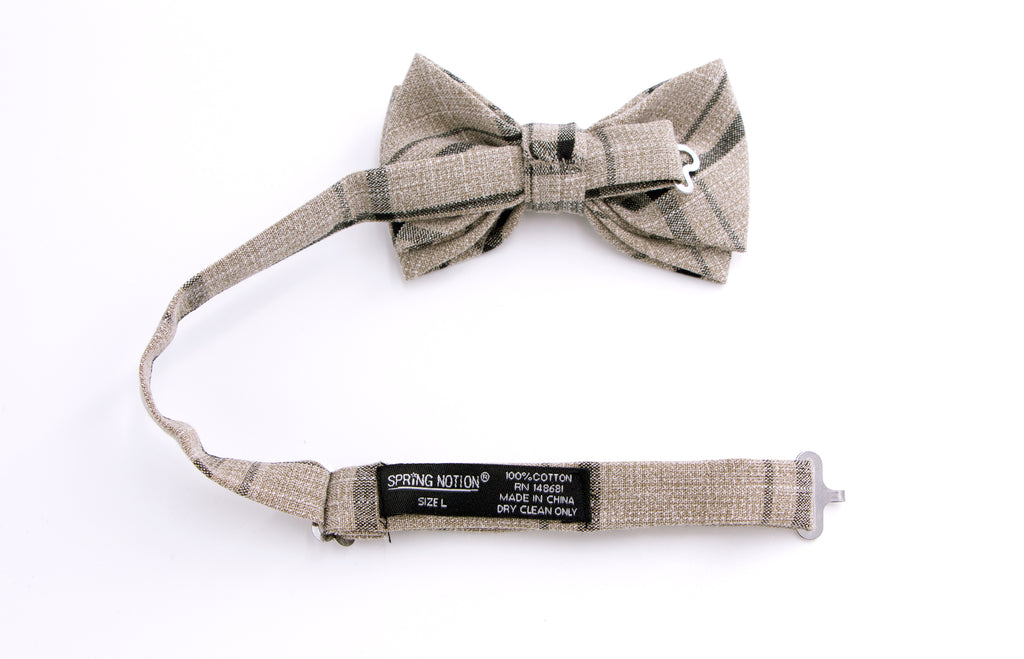 Boys' Plaid Bow Tie