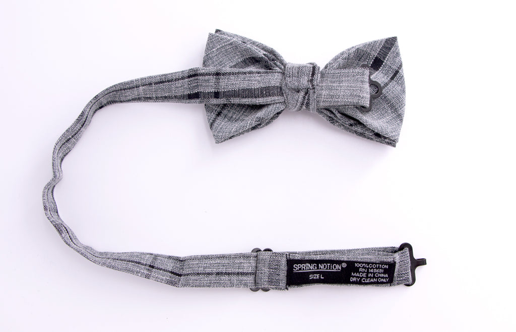 Boys' Plaid Bow Tie