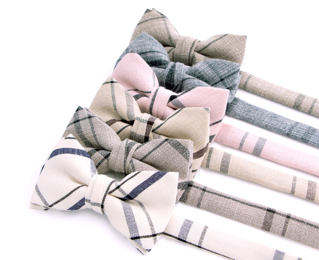 Boys' Plaid Bow Tie