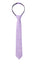 Boys' Mottled Linen Zipper Necktie