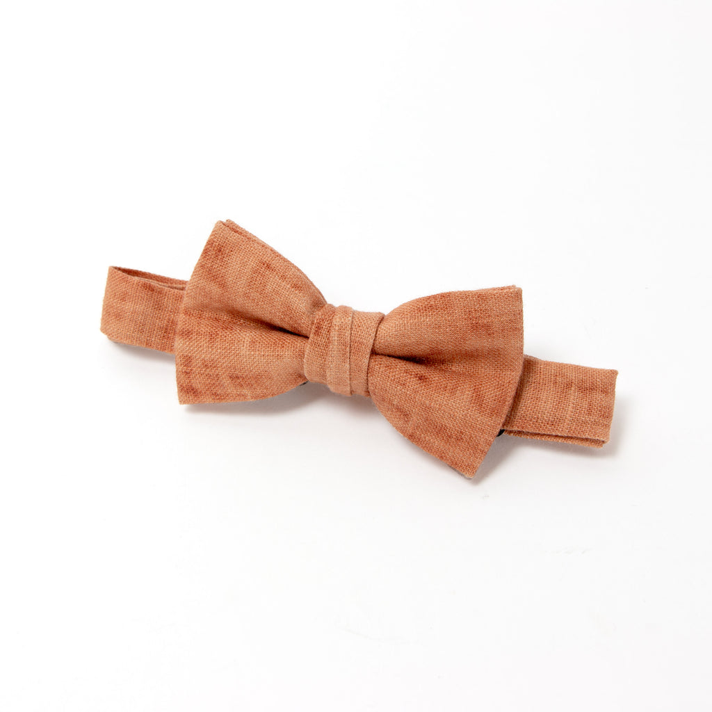 Boys' Mottled Linen Bow Tie