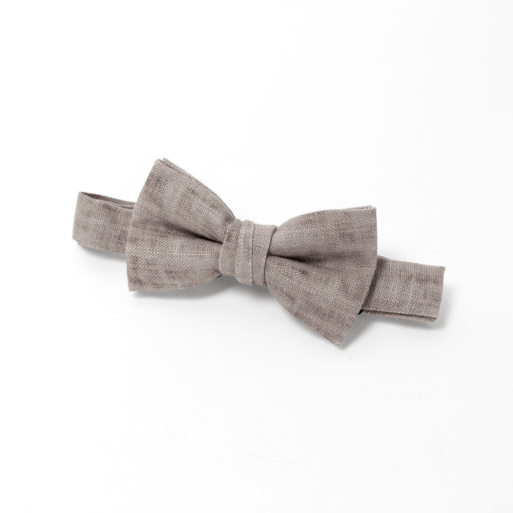 Boys' Mottled Linen Bow Tie
