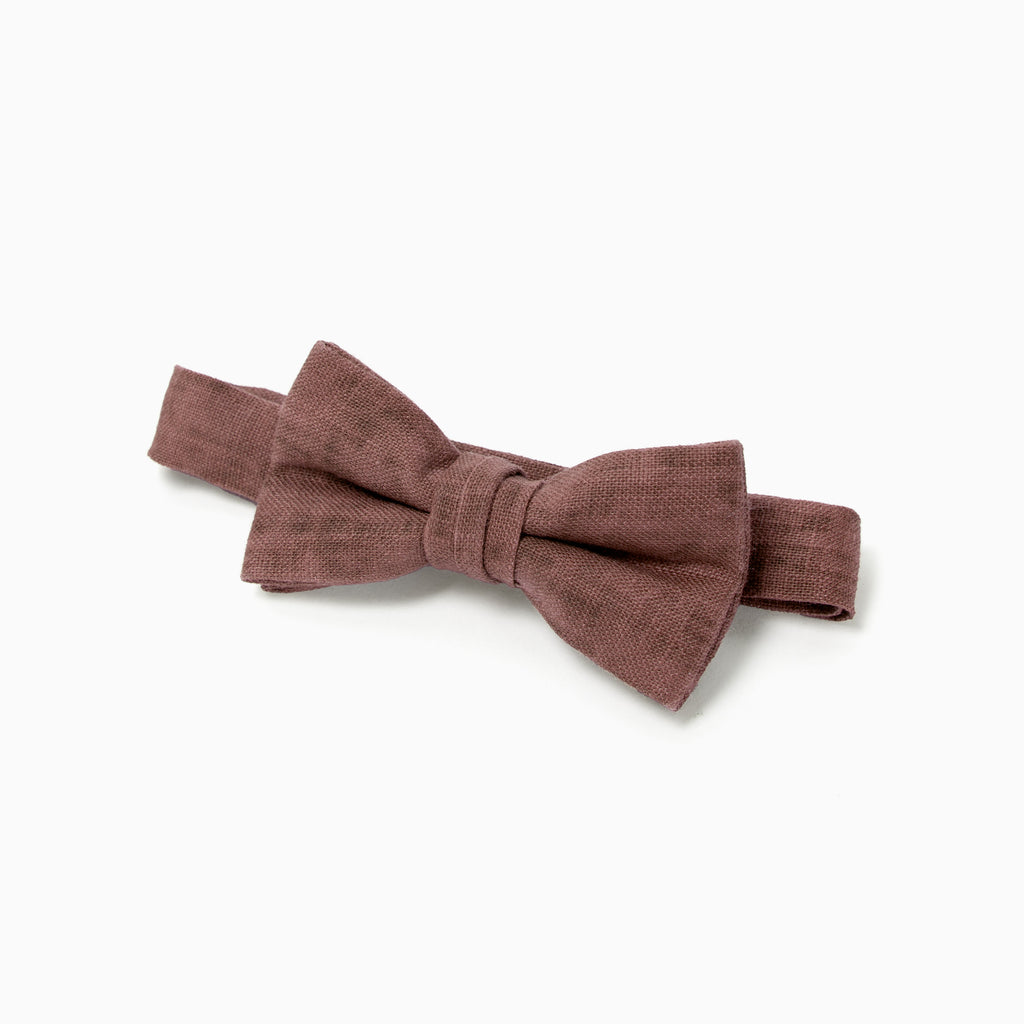 Boys' Mottled Linen Bow Tie