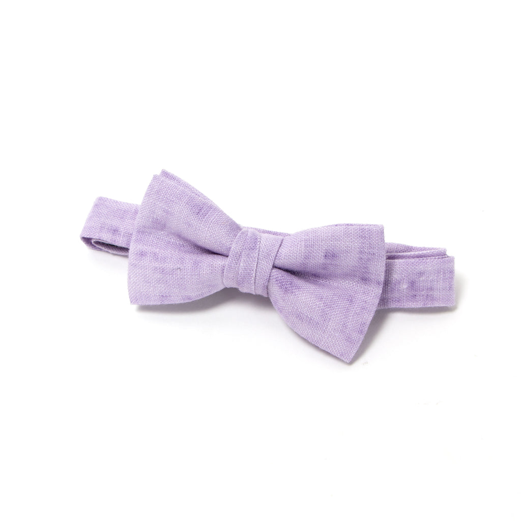 Boys' Mottled Linen Bow Tie