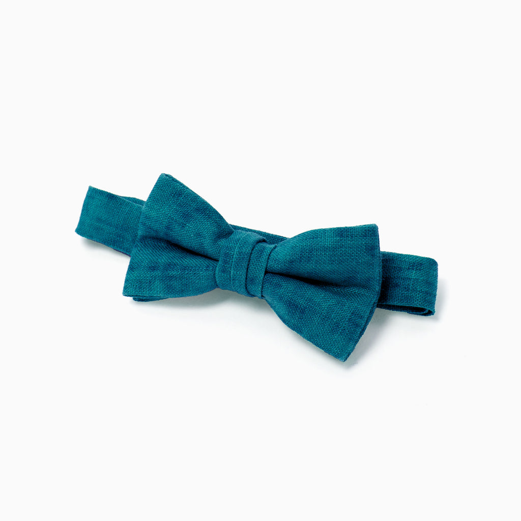 Boys' Mottled Linen Bow Tie