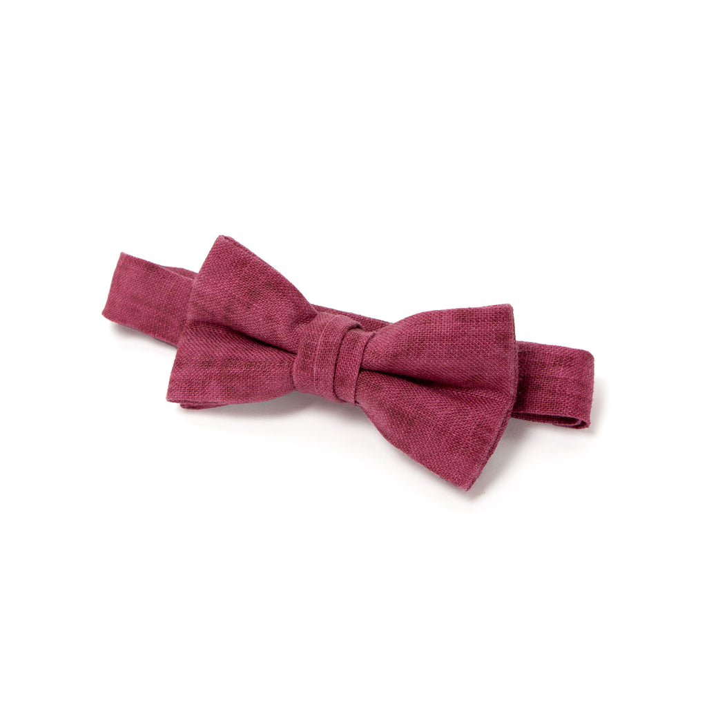 Boys' Mottled Linen Bow Tie
