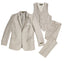 Boys' Tan-B 3-Piece Slim Fit Suit Set