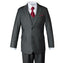 Boys' Charcoal-B Two Button Blazer
