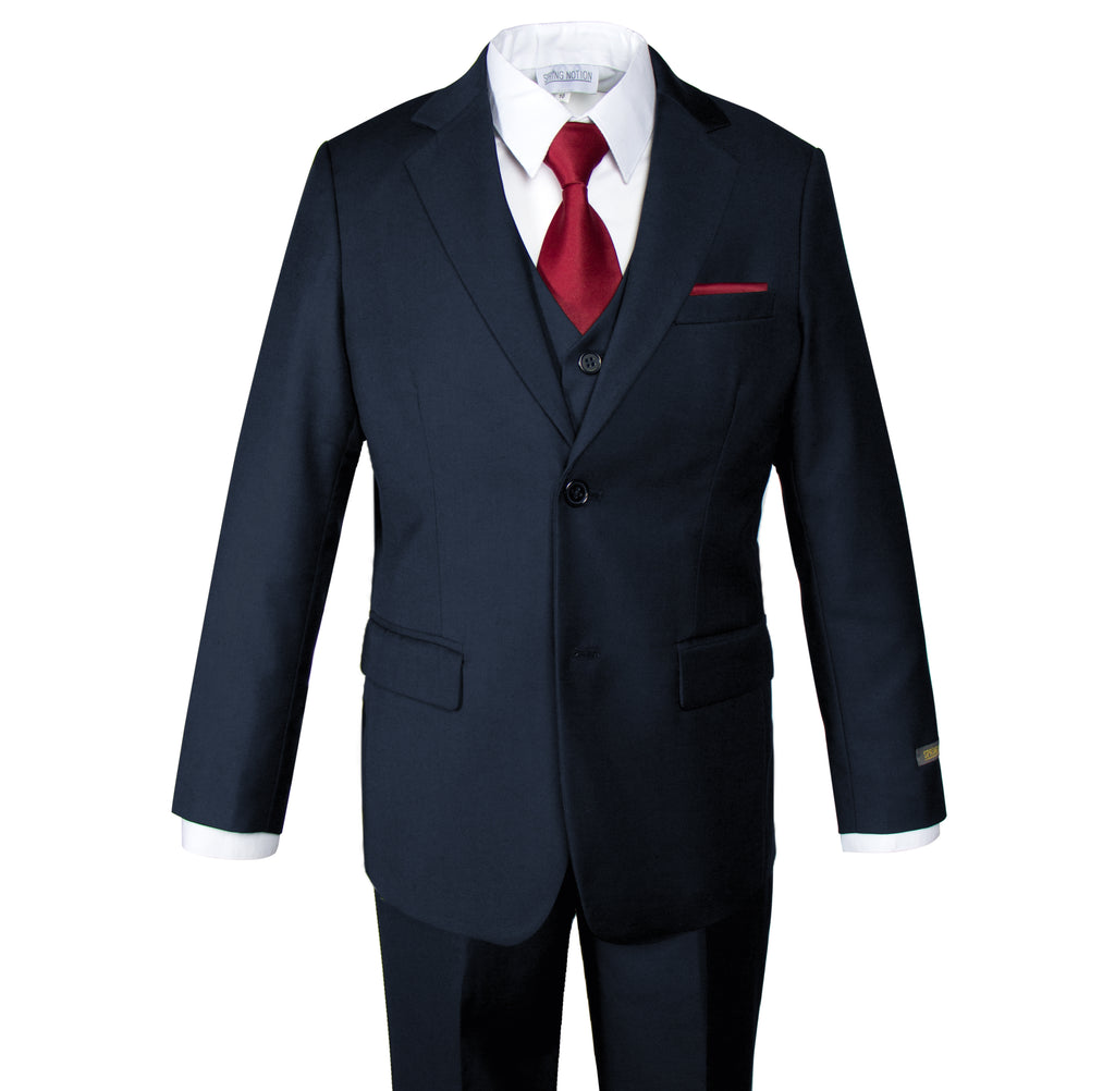 Boys' Navy Two Button Blazer