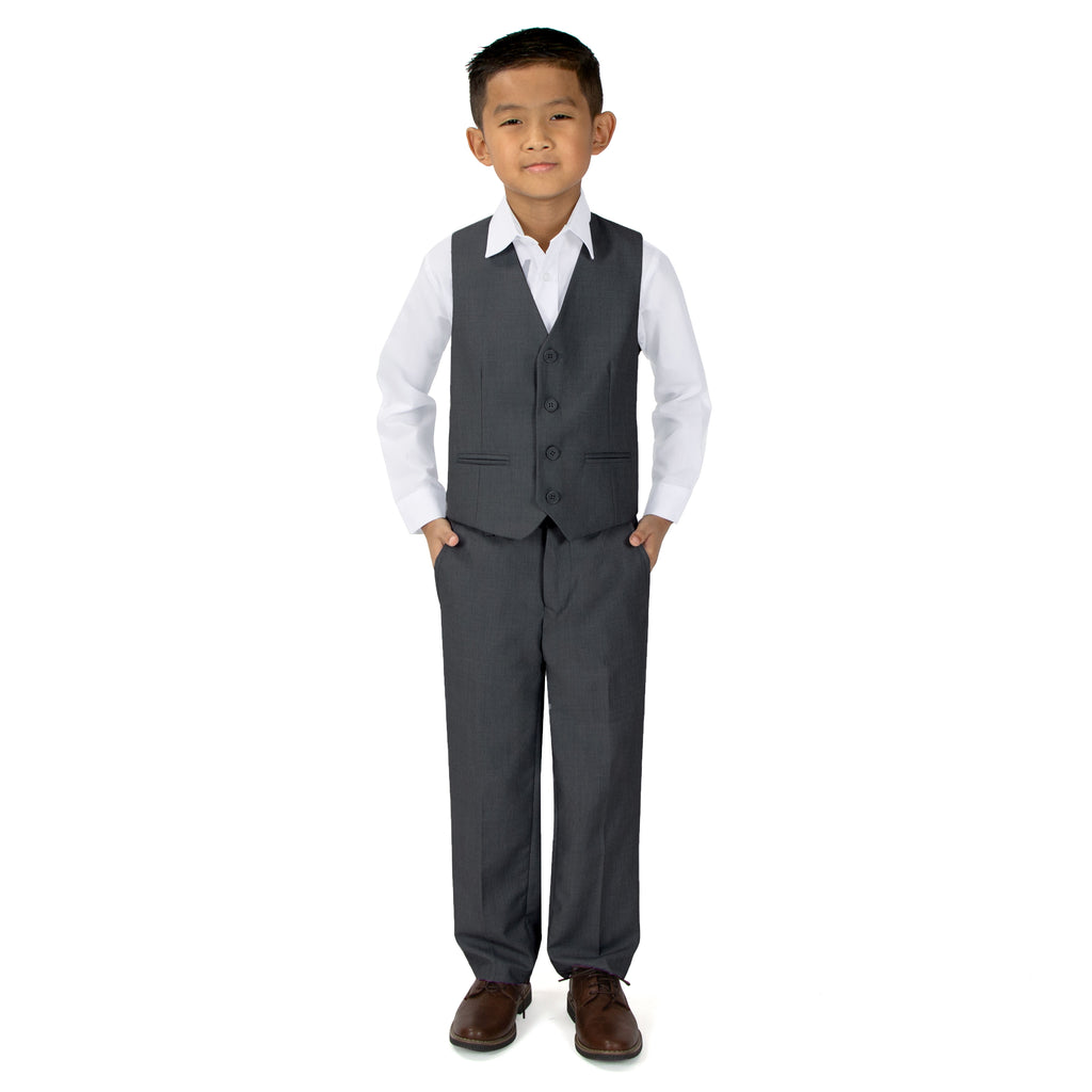 Boys' Graphite 2-Piece Vest Set