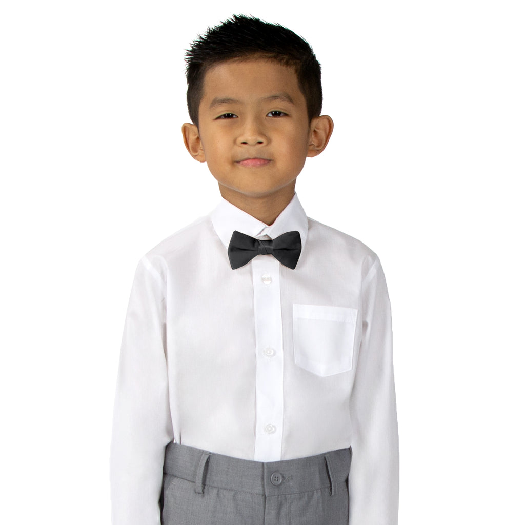 Boys' Velvet Pre-tied Bow Tie