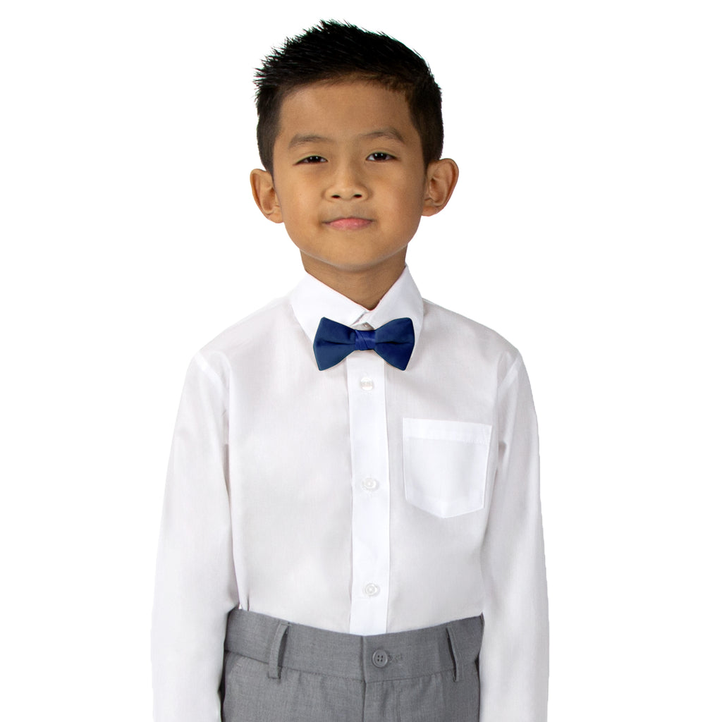 Boys' Velvet Pre-tied Bow Tie