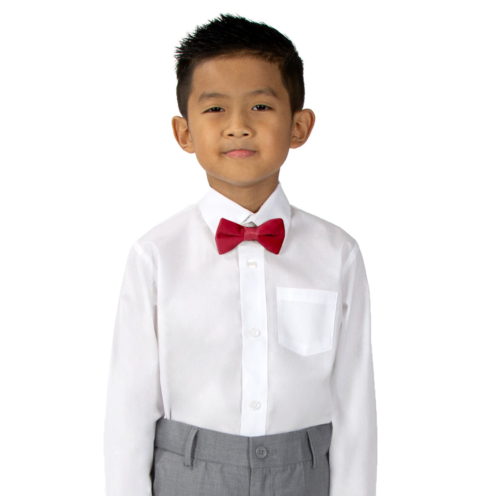 Boys' Velvet Pre-tied Bow Tie