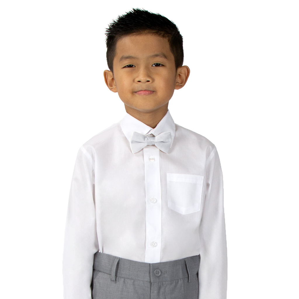 Boys' Velvet Pre-tied Bow Tie
