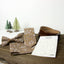 Men's Cotton Floral Bow Tie and Handkerchief Set, Brown (Color F65)