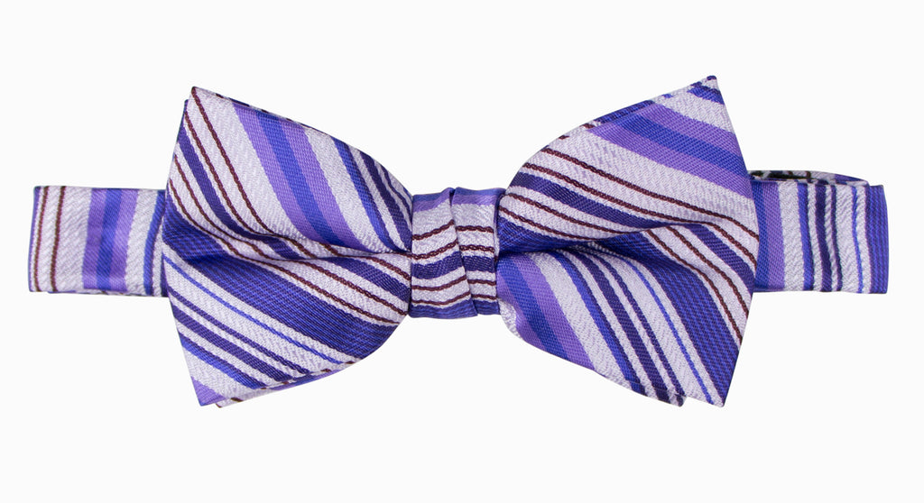 Boys' Pre-tied Retro Woven Bow Tie