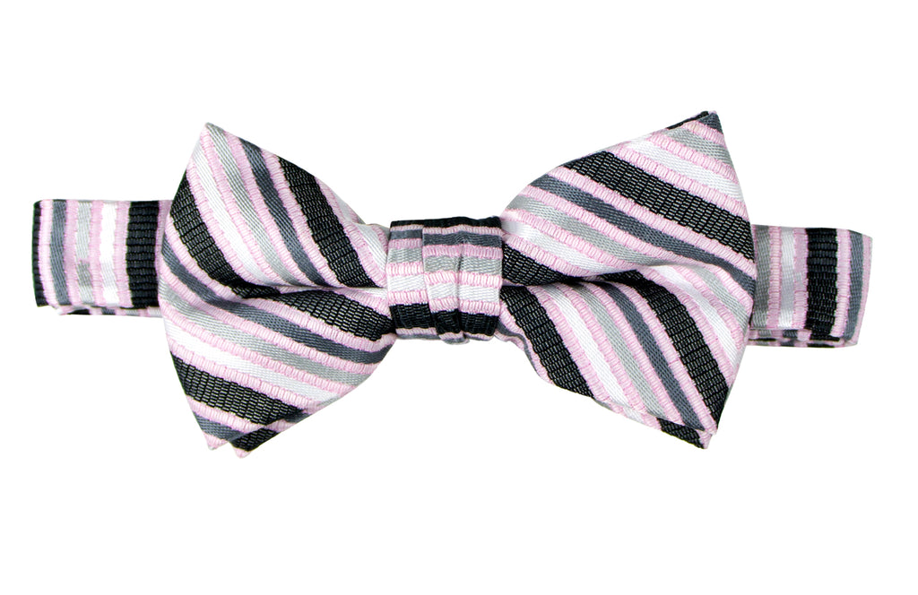 Boys' Pre-tied Retro Woven Bow Tie