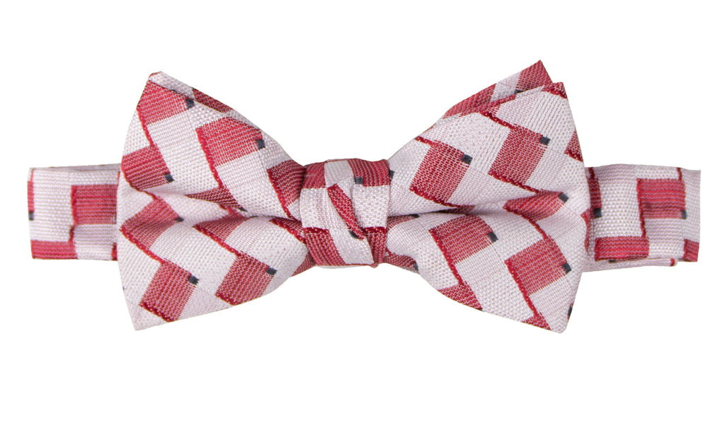 Boys' Pre-tied Retro Woven Bow Tie