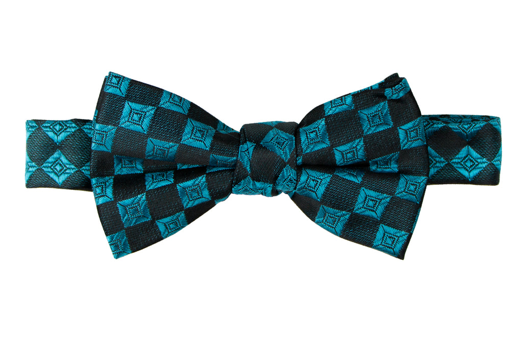 Boys' Pre-tied Retro Woven Bow Tie