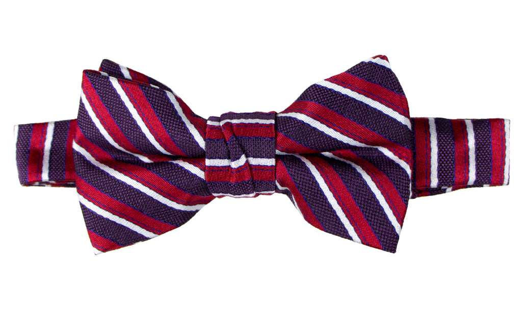 Boys' Pre-tied Retro Woven Bow Tie