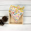 Boy's Cotton Floral Print Bow Tie and Pocket Square Set, Ivory (Color F33)