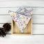 Men's Cotton Floral Bow Tie and Handkerchief Set, Yellow Red (Color F62)